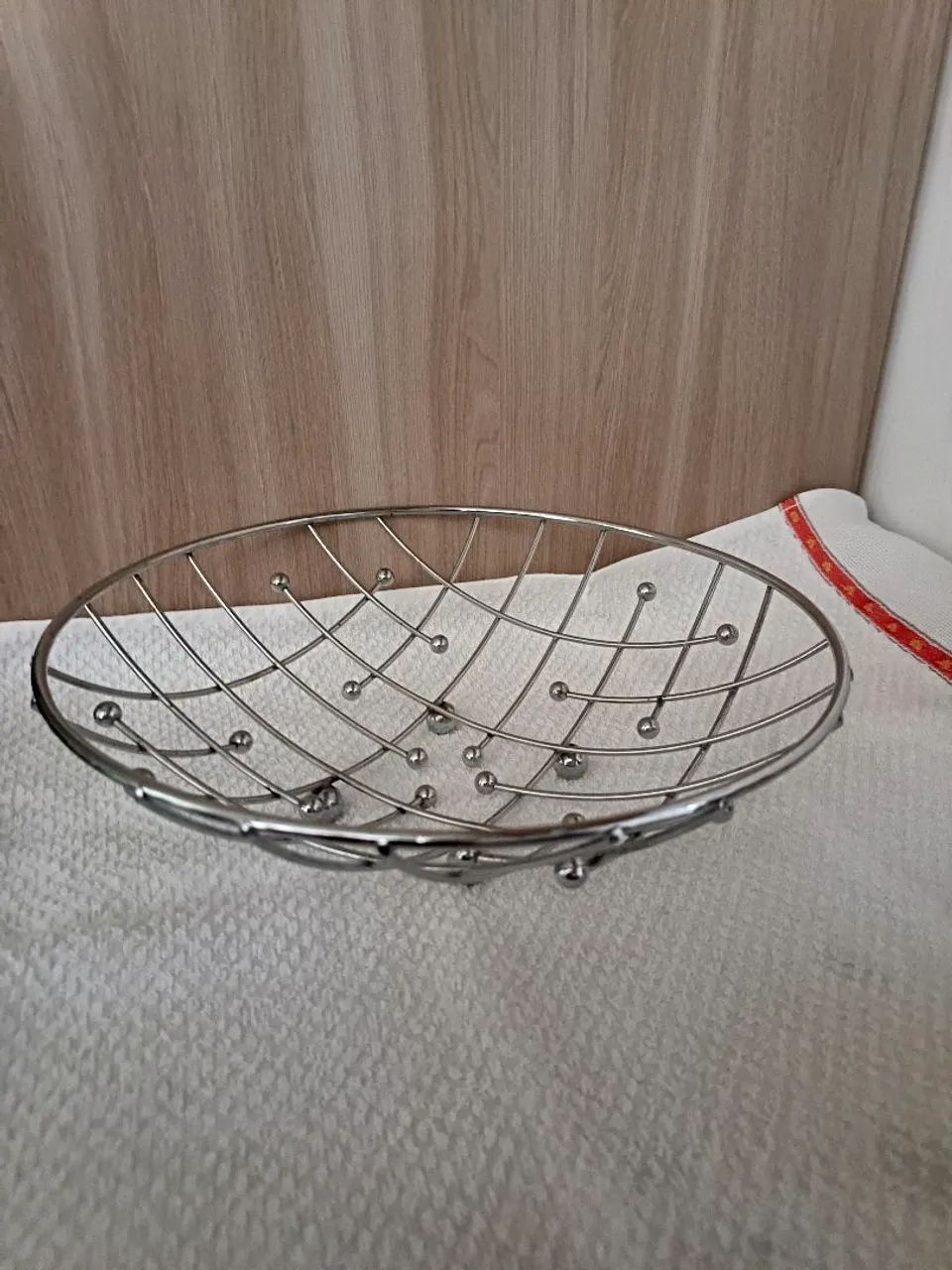 Fruteira de inox 