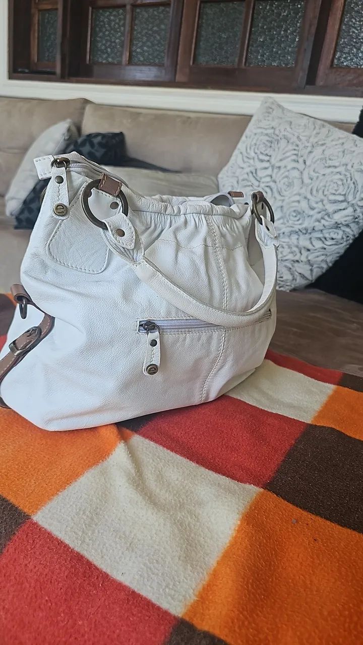 Bolsa couro Le Postiche - Foto 2