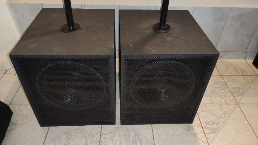 Kit 2 Subwoofer 15" Polegadas Passivo Profissional