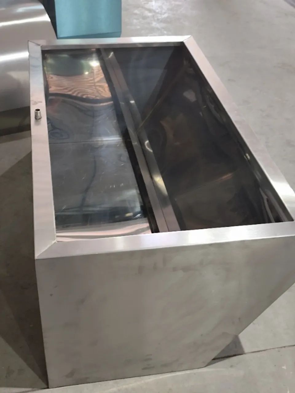 Coifa de Parede Industrial em Aço Inox 1,25x0,70x0,50