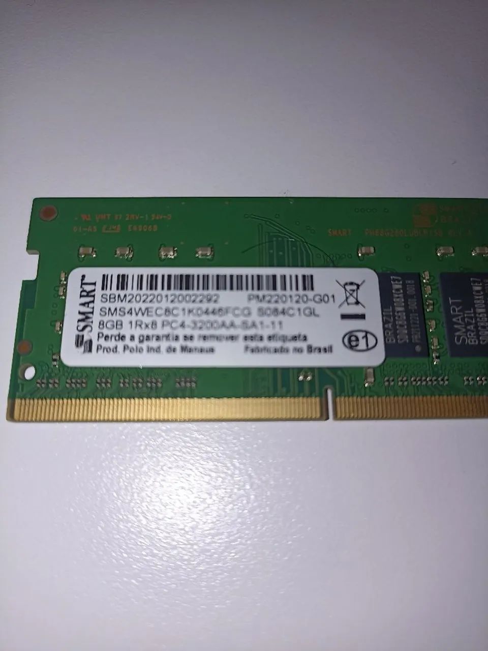 Memória  notebook DDR4 8gb 2666 Mhz