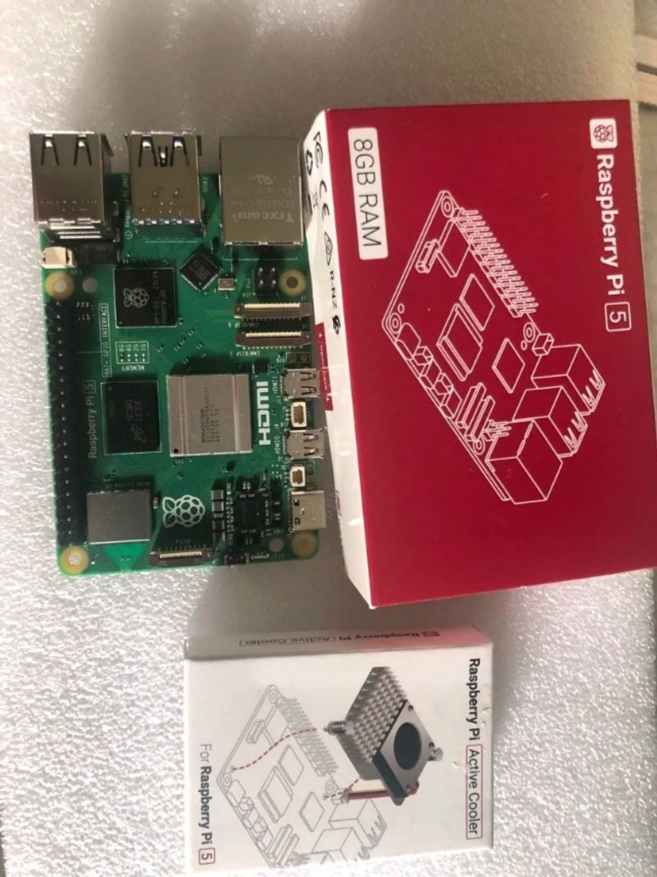 Mini computador Raspberry Pi 5 com 8GB de memória Pronta Entrega
