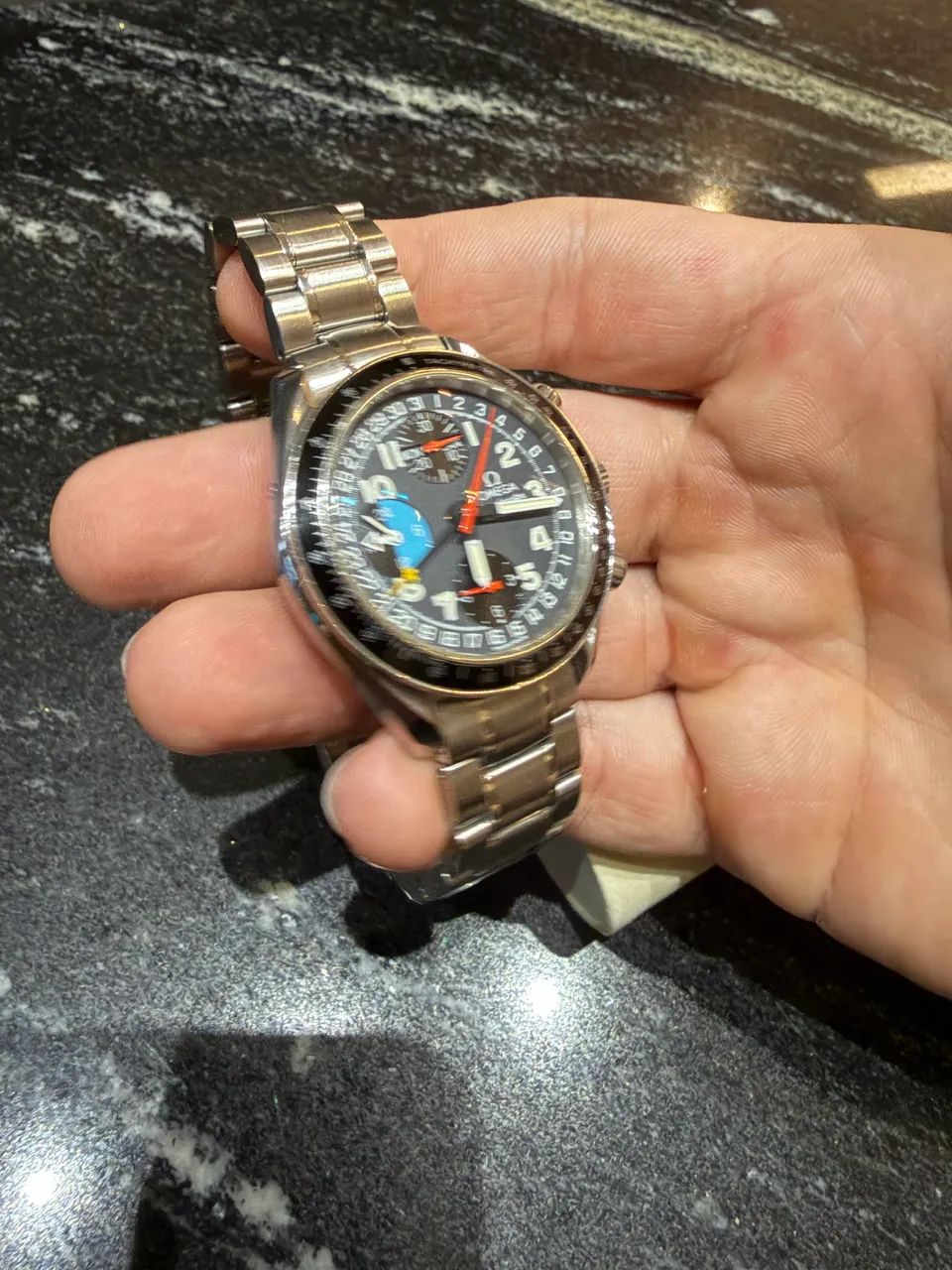Relógio Omega Speedmaster Automatic Triple Calendar - Mark 40 - Foto 2