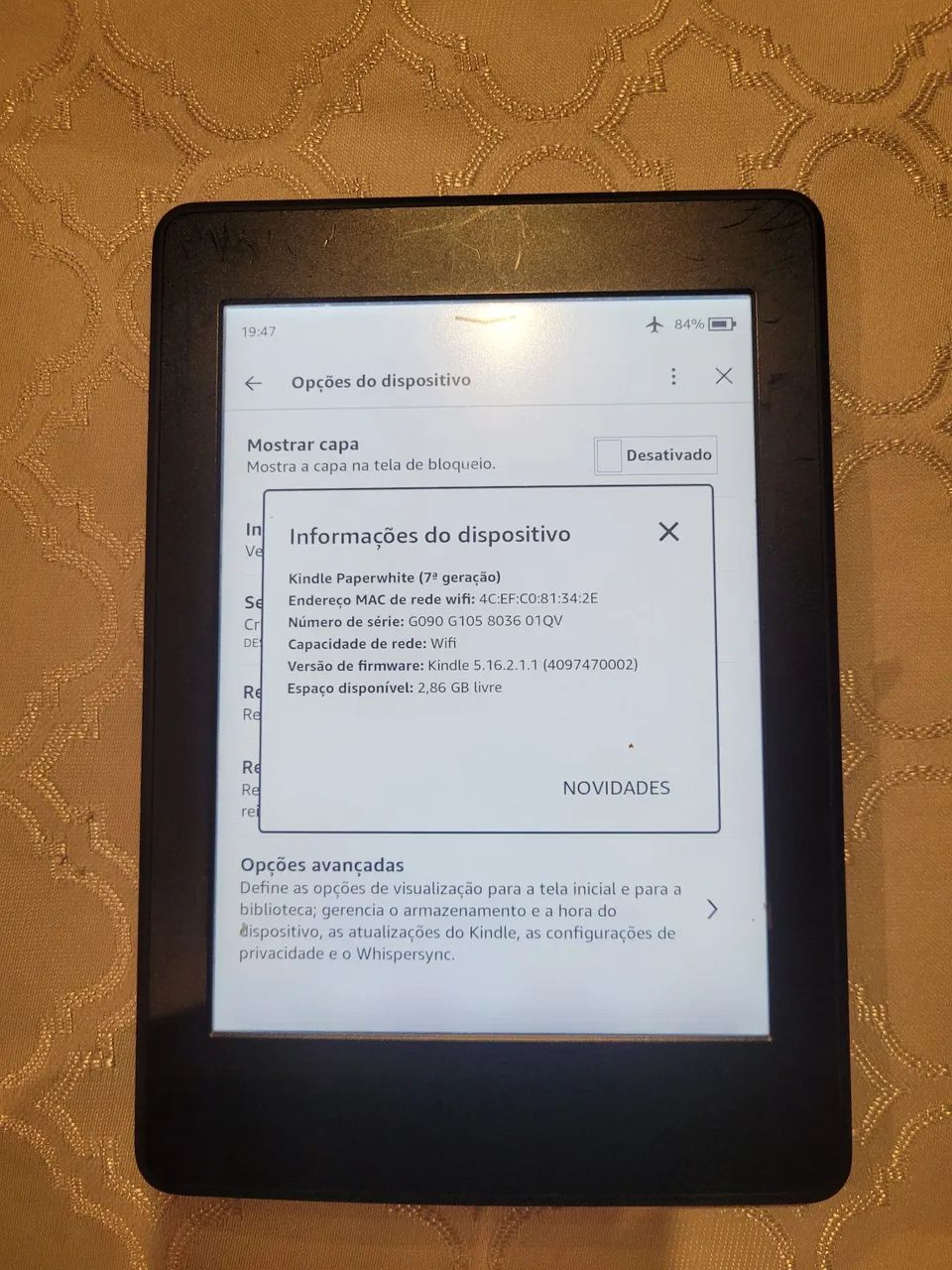 Kindle 7 (sétima) geração 