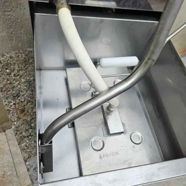 Filtro de Óleo de Cozinha Inox 30 Litros Gastronomia Fritura (usada) estudo troca - Foto 2