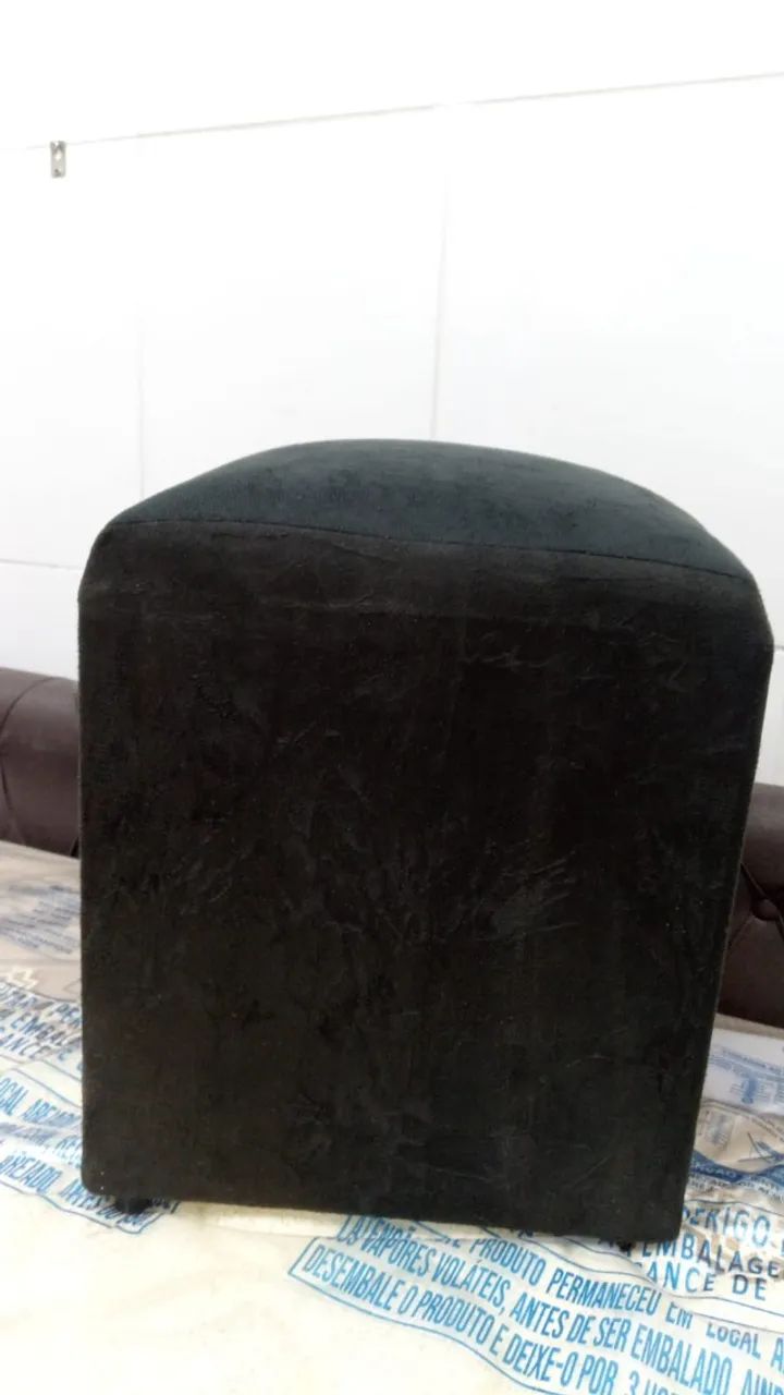 puff quadrado super reforçado ( novo ) - Foto 4
