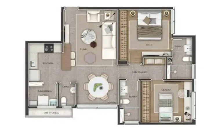 PLANTA 92m²