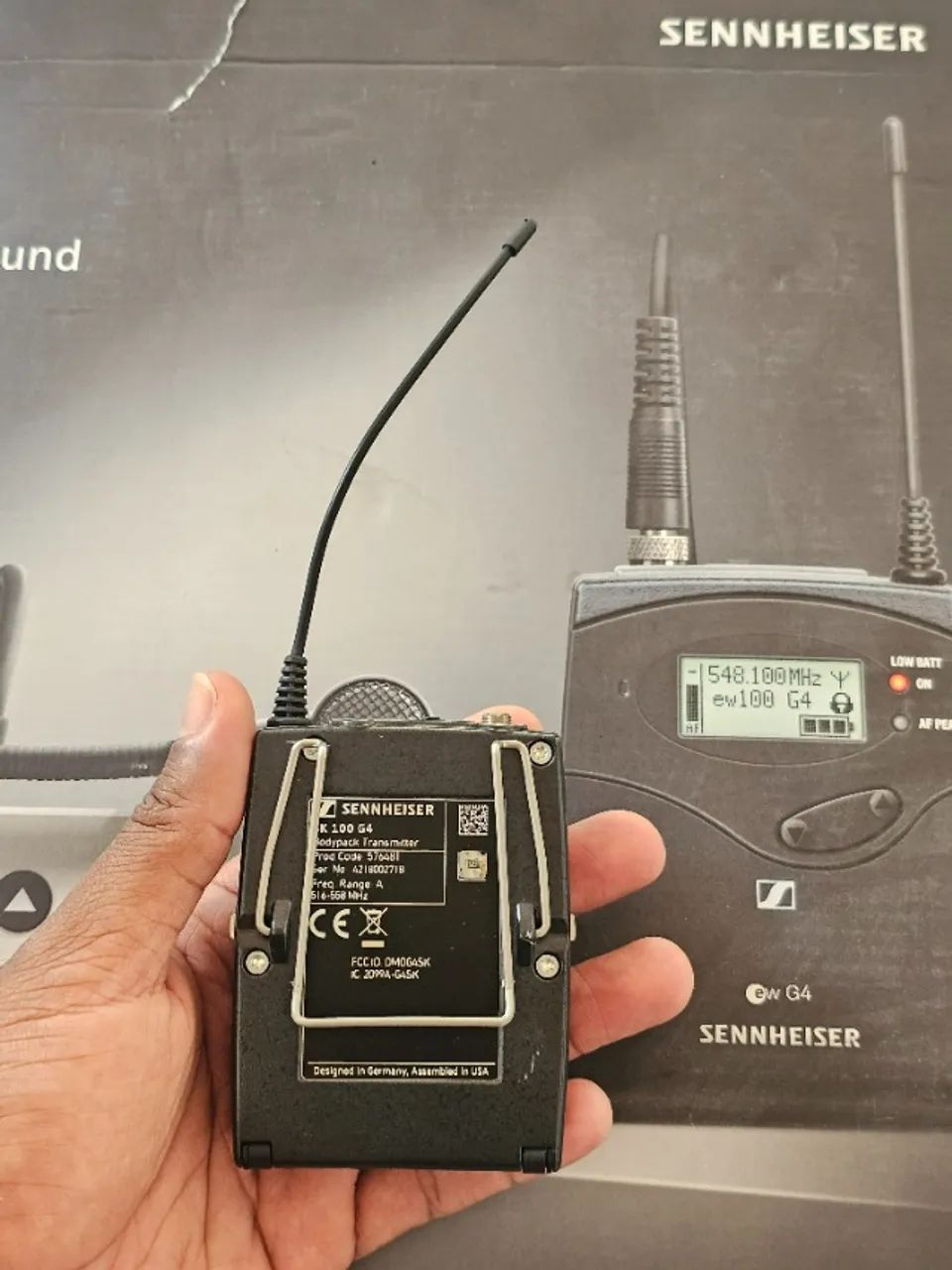 Transmissor Bodypack Sennheiser Sk 100 G4 - Foto 3