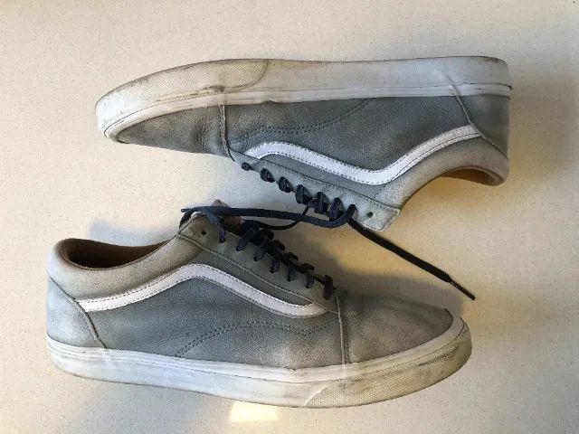 Tênis Vans Old Skool - Todo Em Couro Tam. 45/46 (13us) - Foto 4