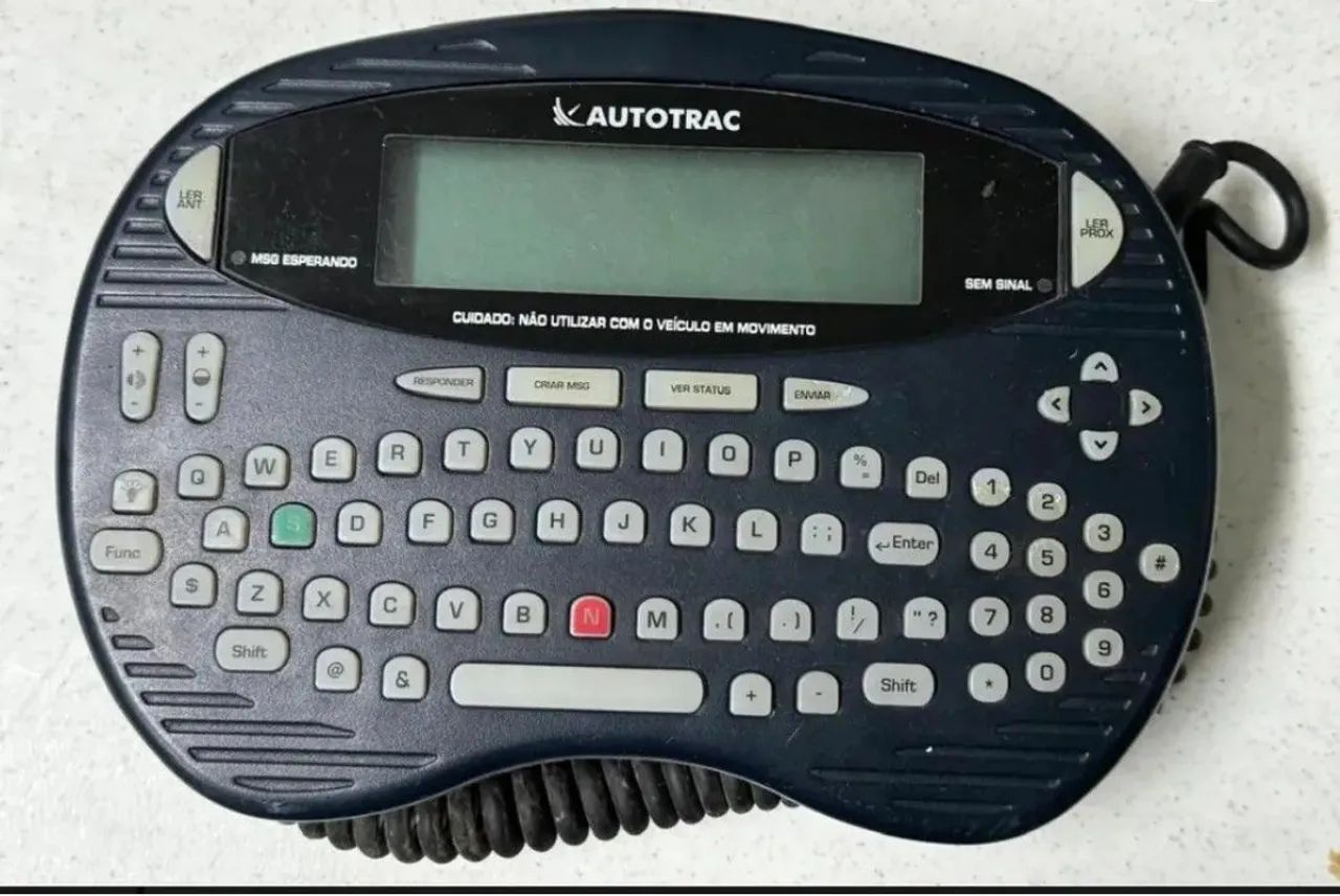 Vendo Rastreador caminhão Autotrac por satélite com trava porta baú completo usado
