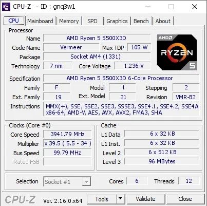 RYZEN 5500X3D - Foto 2