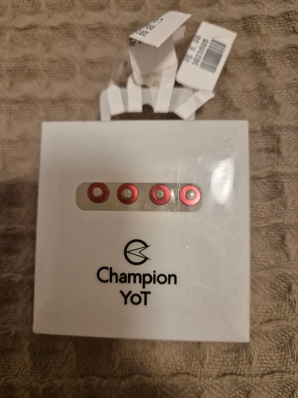 Botões Champion YOT prata