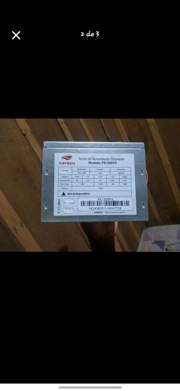 2 Fontes De 200W Cada  - Foto 2