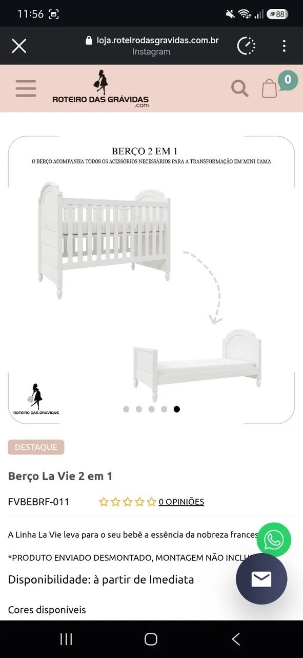 Berço 3 em 1 - mini cama - Foto 5