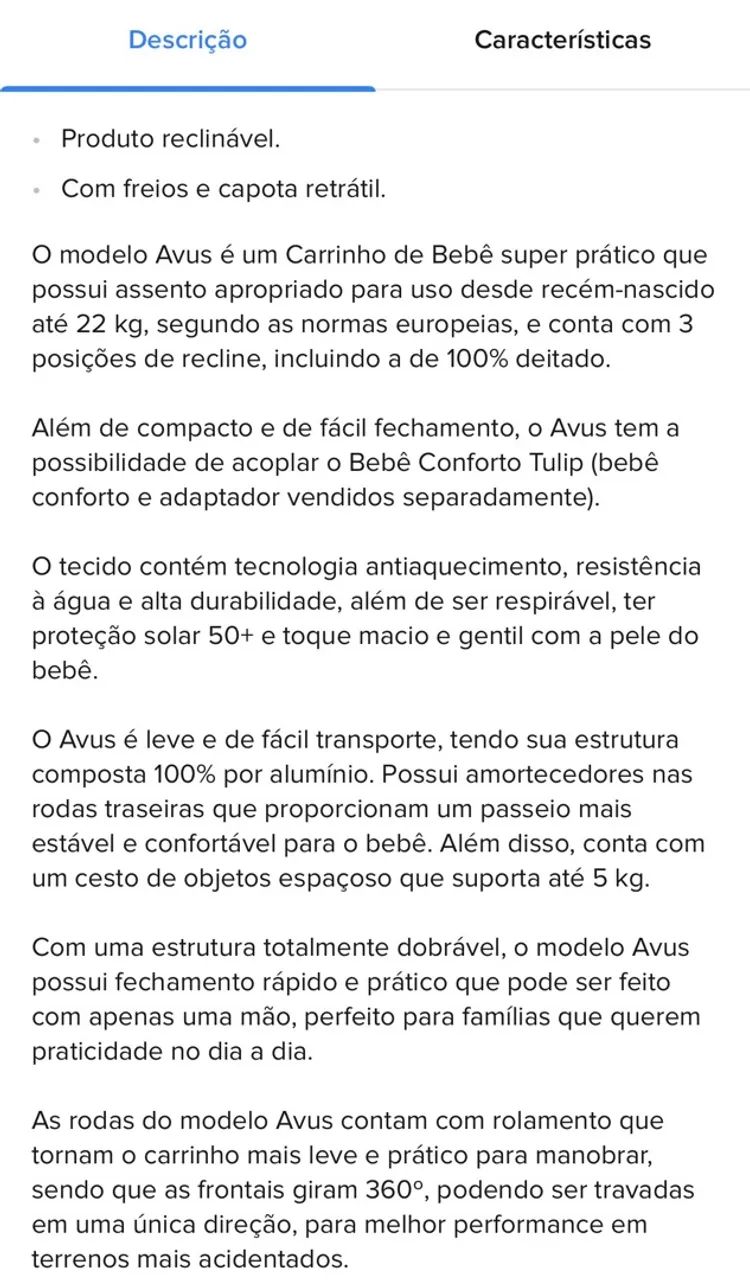 Carrinho de bebê.  - Foto 5