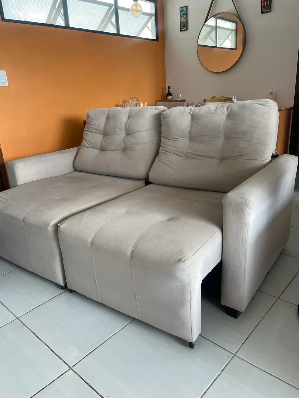 Sofá Retrátil Velosuede 