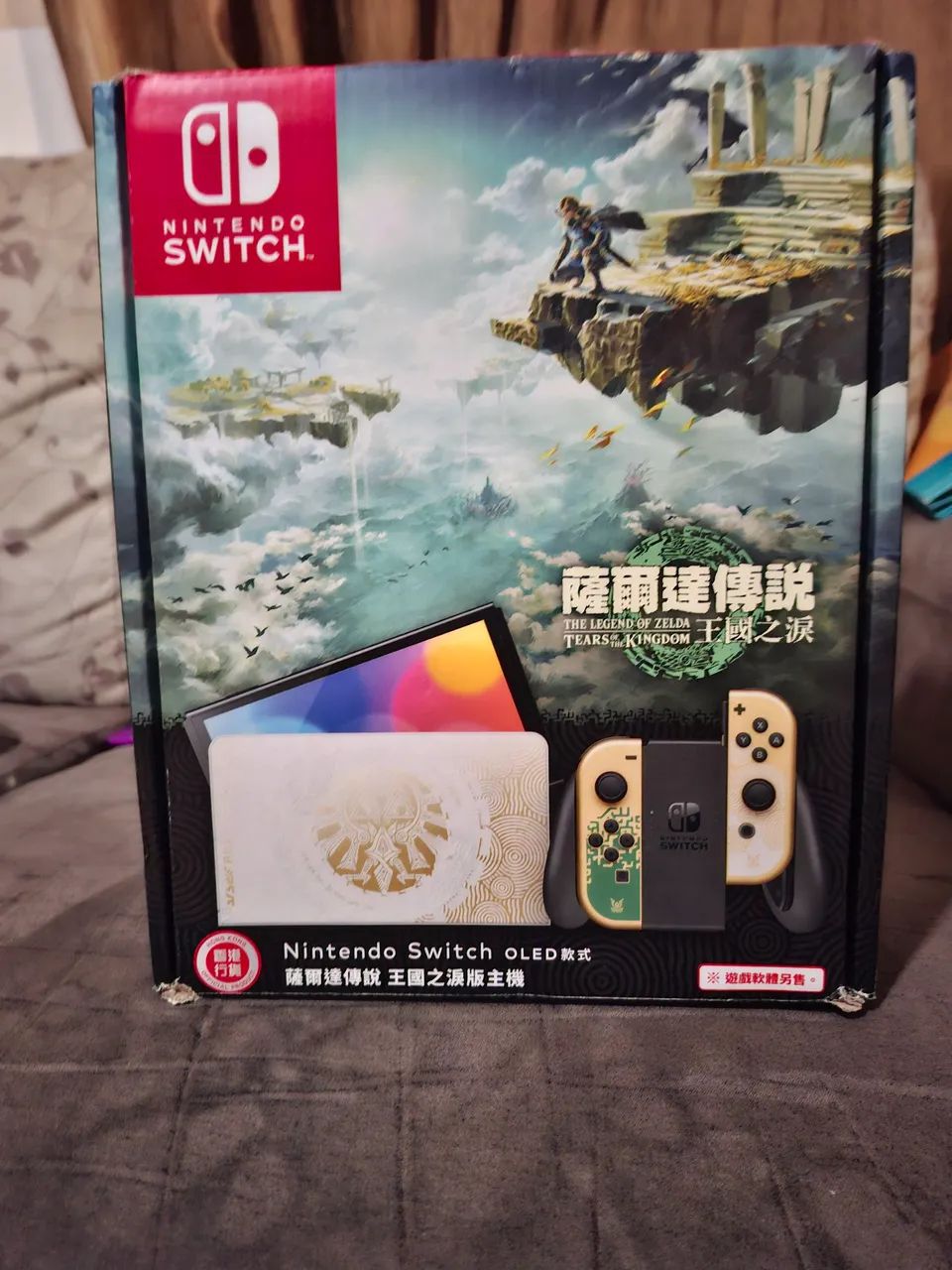 Nintendo switch oled Zelda + pro controle