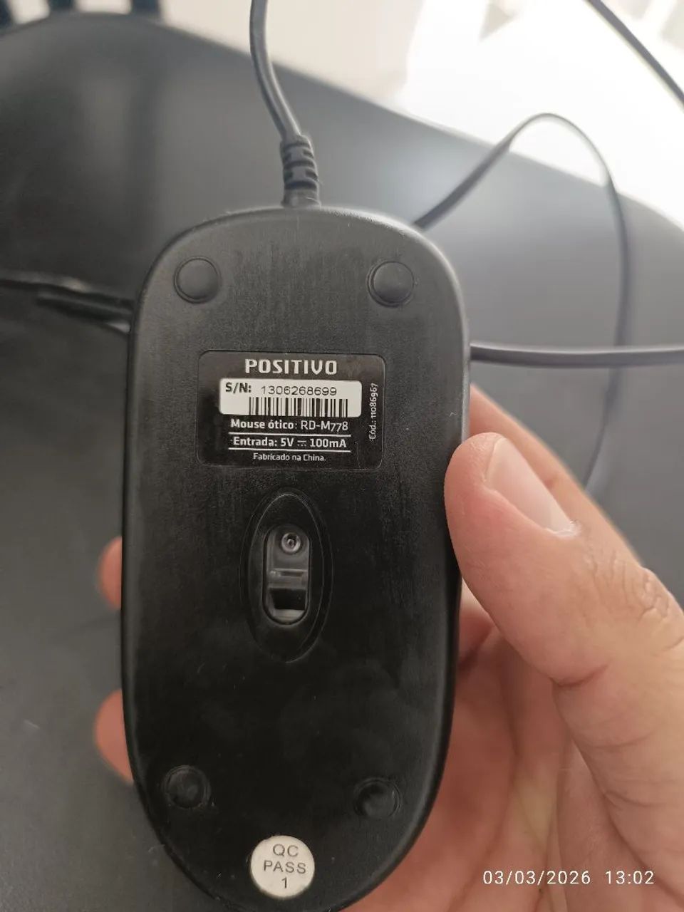 Mouse POSITIVO, com entrada antiga - Foto 3