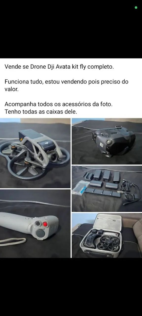 Drone Dji Avata kit fly completo 