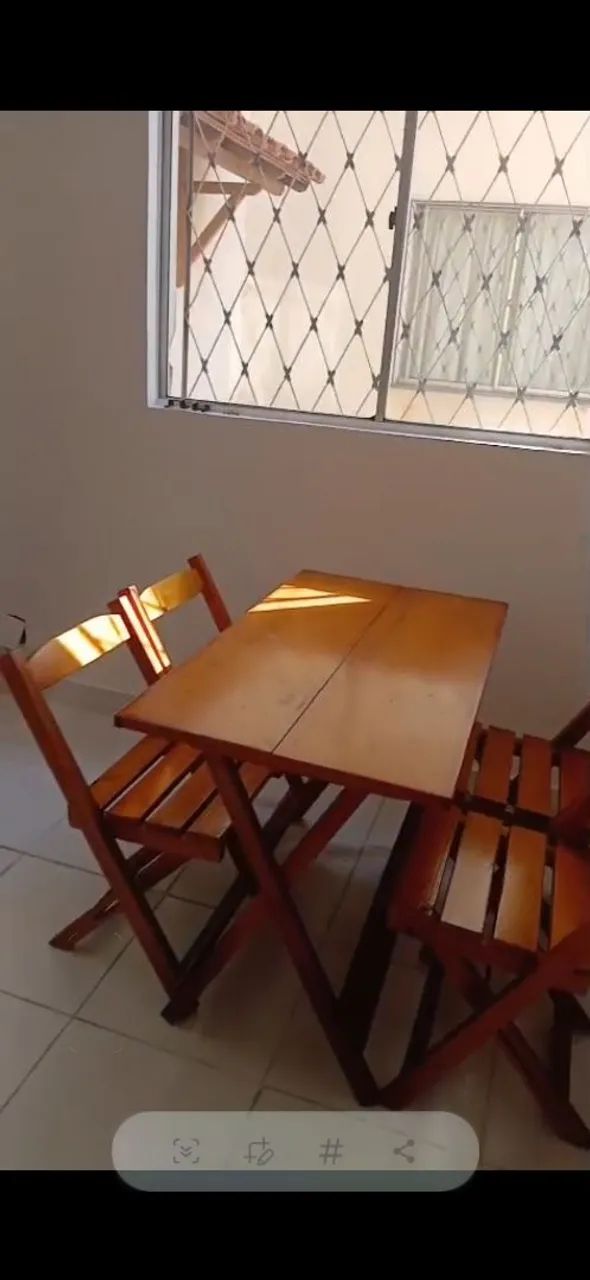 Mesa de madeira dobrável  - Foto 4