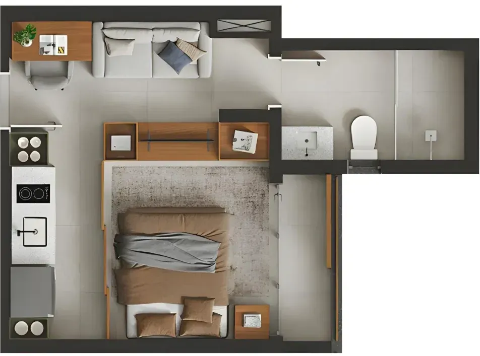 PLANTA 30m²