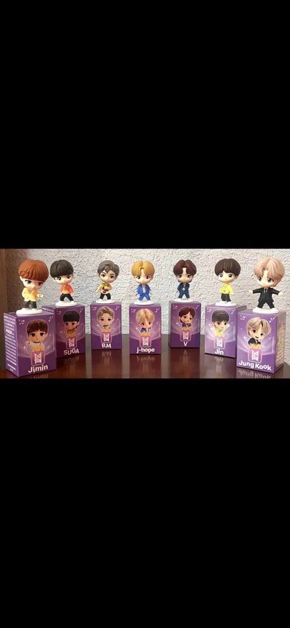 BTS bonecos Mcdonalds