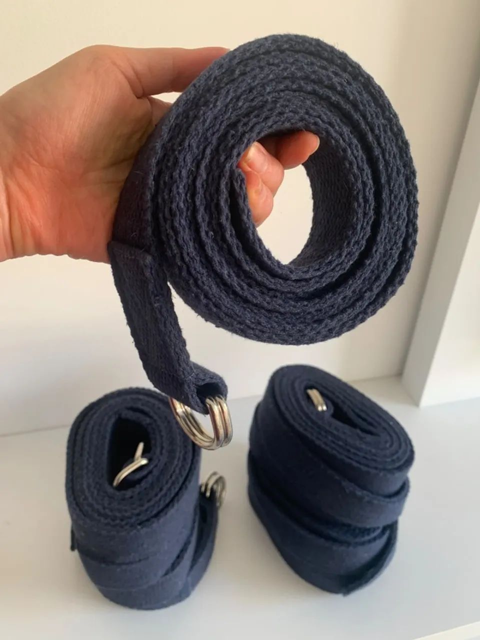 KIT COM 9 CINTAS PARA YOGA, PILATES, ALONGAMENTO