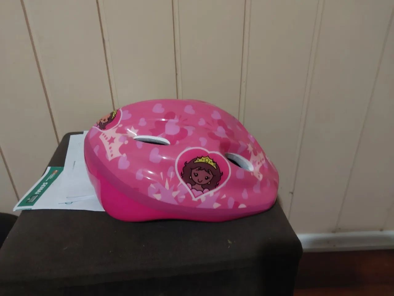 Capacete de proteção rosa P - Foto 4