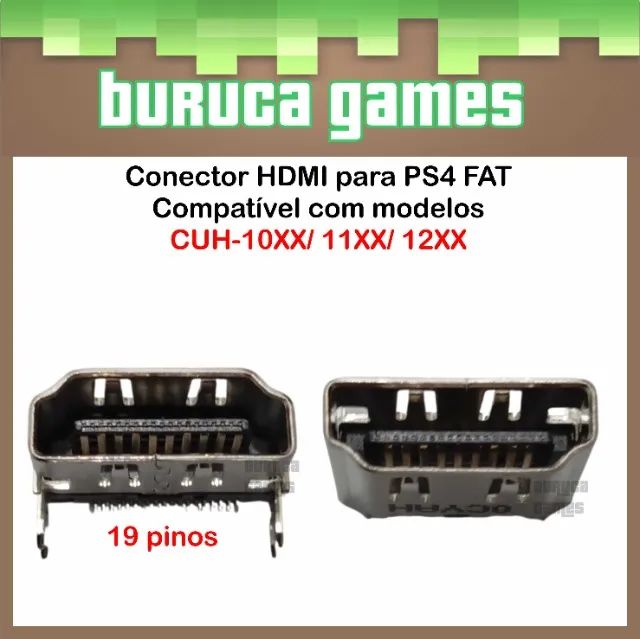 Conector HDMI para console PS4 - Foto 2