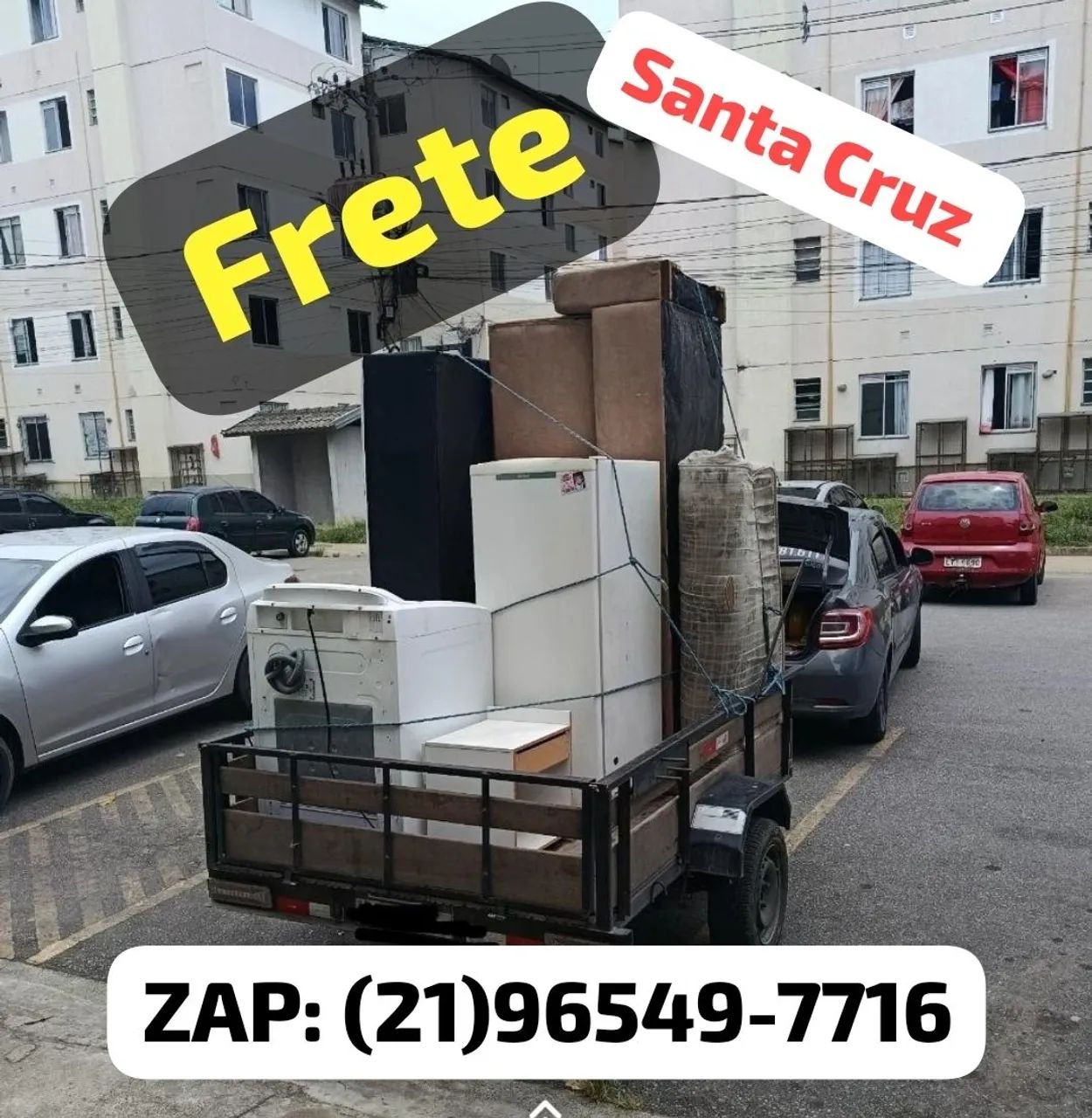 Frete e pequenas mudanças Santa Cruz 