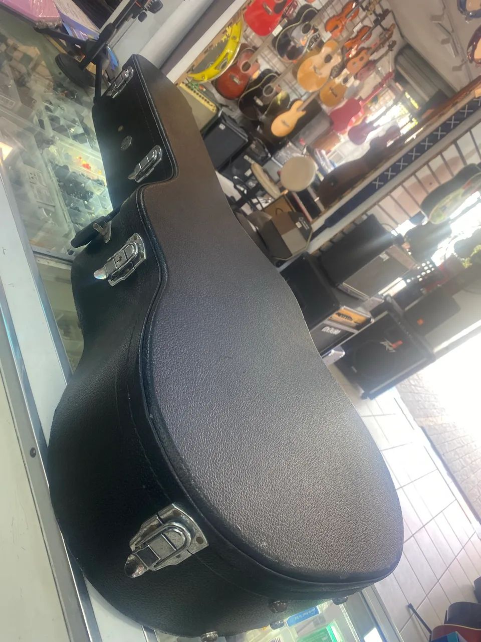 Case estojo violão top de linha sólid sound - Foto 2