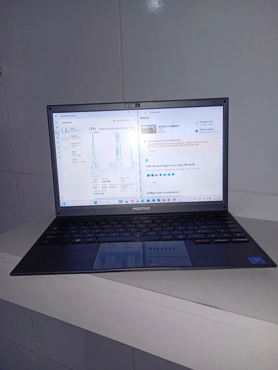 Notebook positivo com Garantia de 3 meses! Processador Celeron, ótimo para o estudo.  - Foto 4
