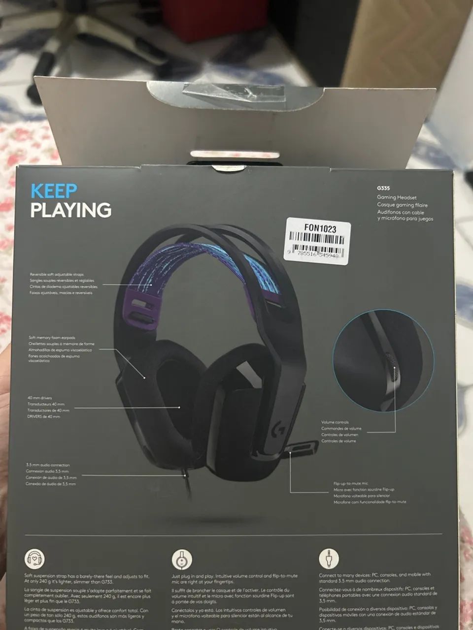 Fone Logitech g335 - Foto 2