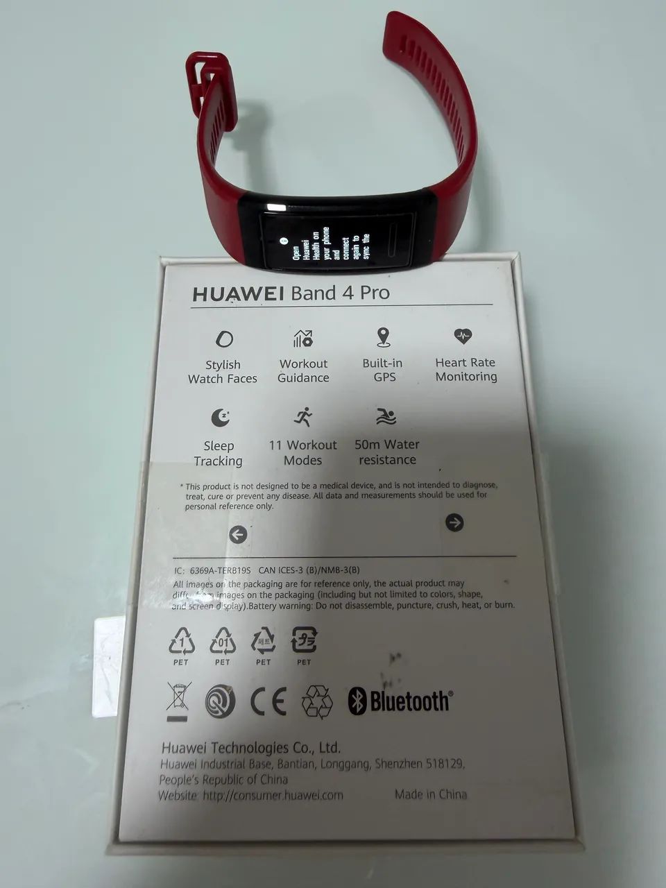 Smartband Pulseira Huawei Band 4 PRO GPS integrado - Foto 2