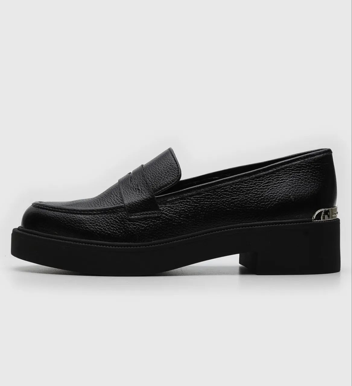Mocassim preto couro  - Foto 3