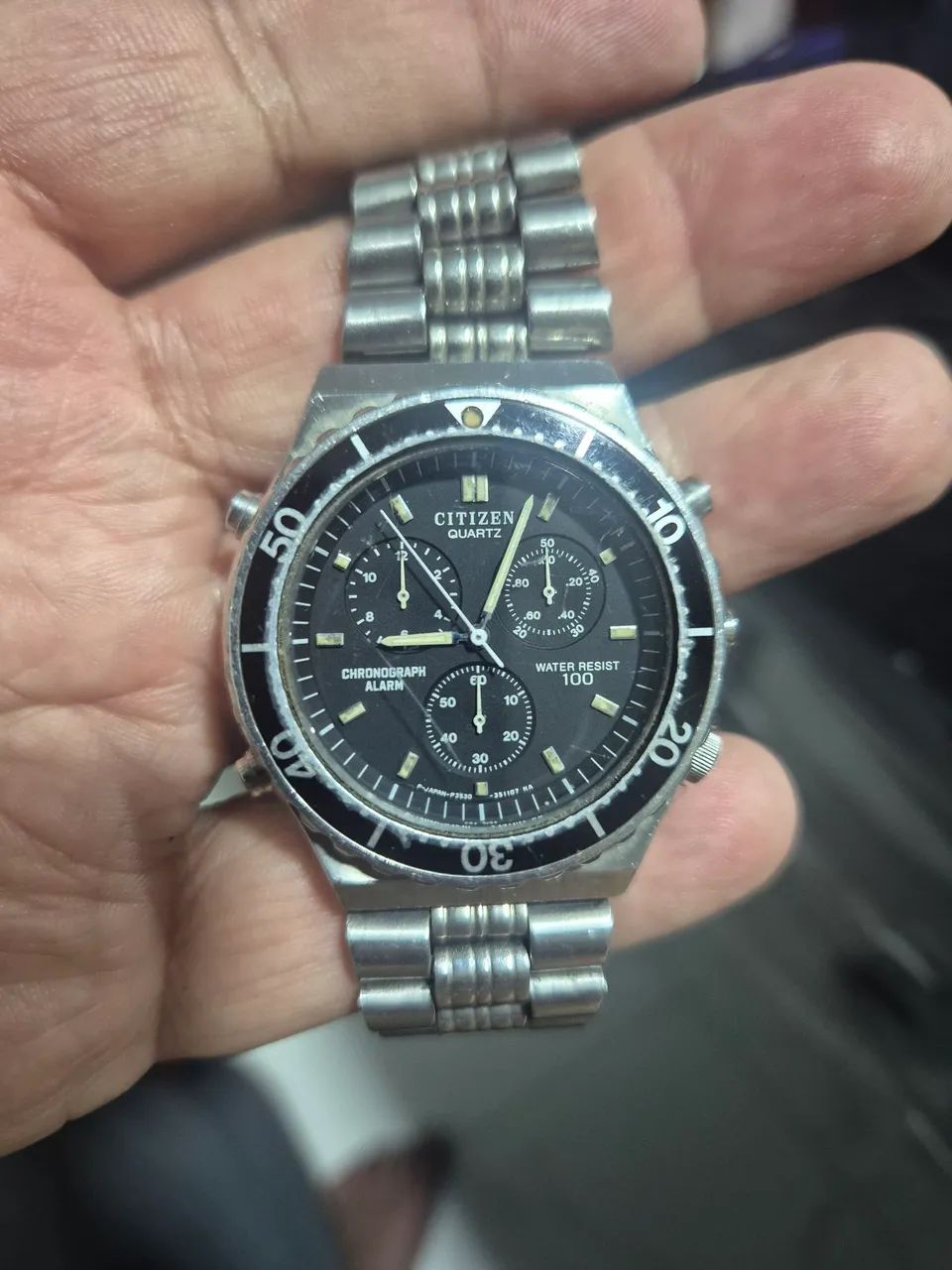 Relógio CITIZEN CRONÓGRAFO 3530   -  REVISADO/FUNCIONANDO PERFEITAMENTE  - Foto 5