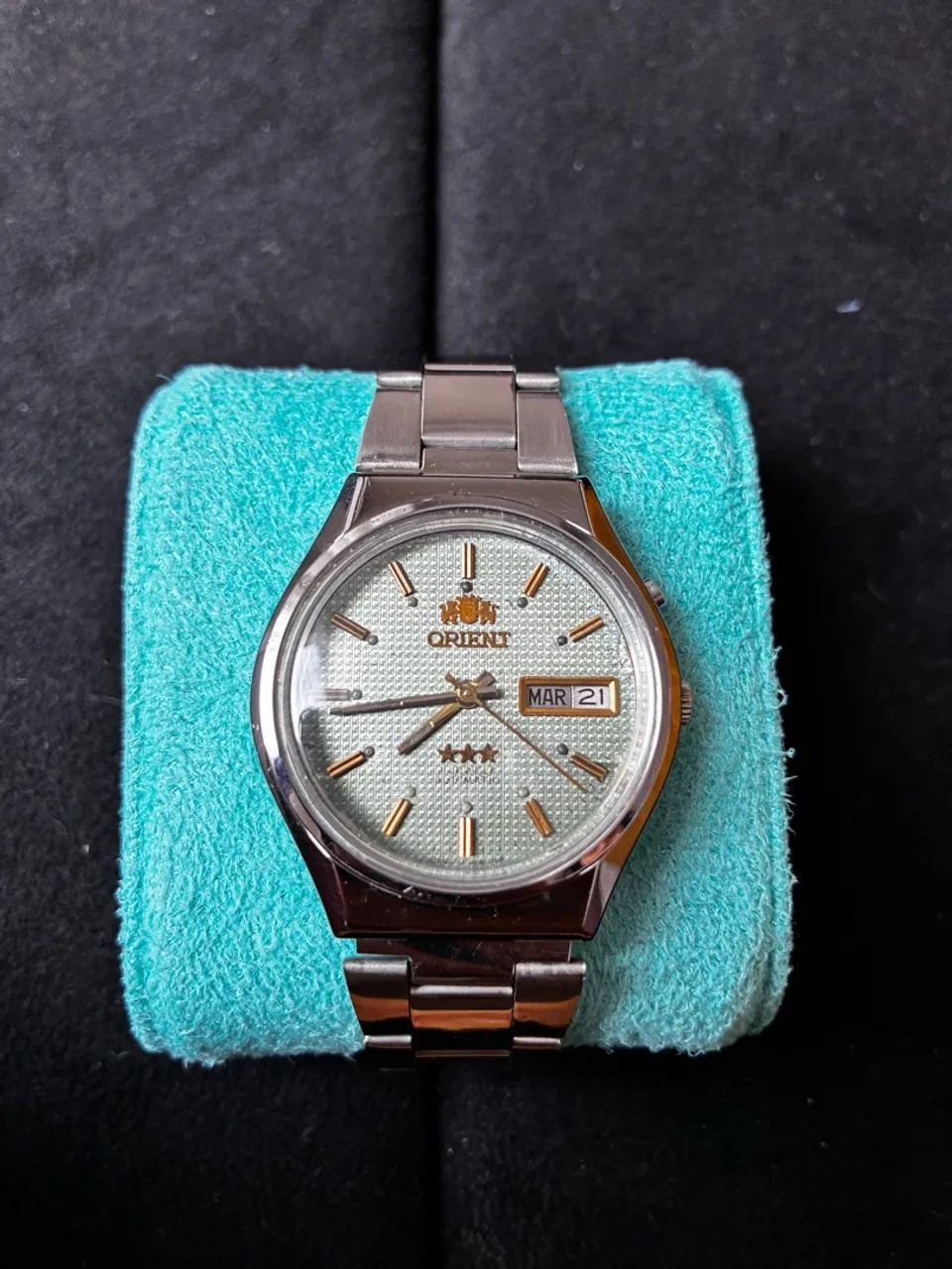 ORIENT AUTOMÁTICO 3 ESTRELAS - 21 JEWELS