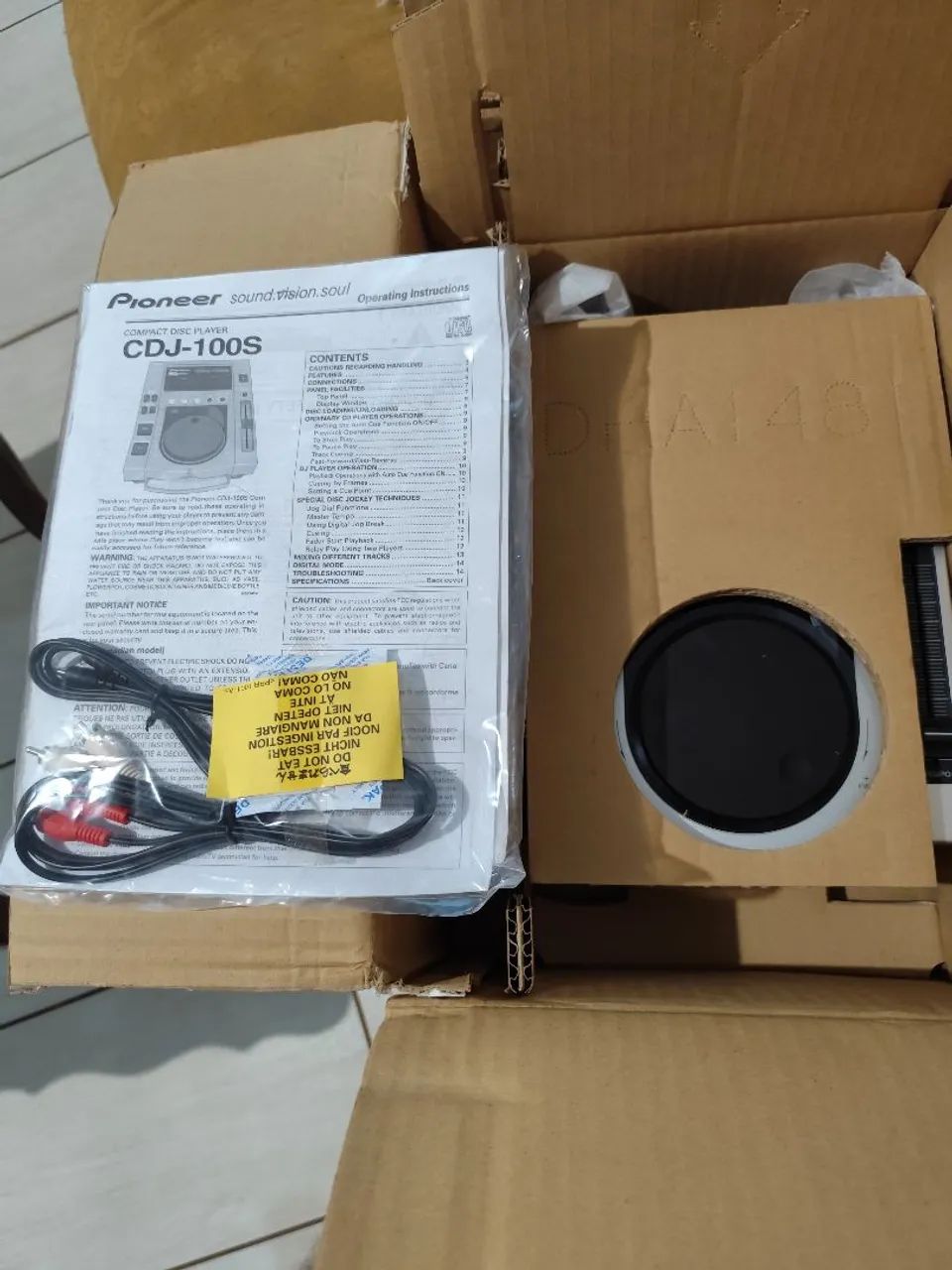  PAR DE CDJ 100 NOVAS SEM USO NA CAIXA - Foto 3