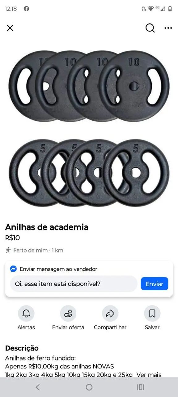 Anilhas de academia  - Foto 5