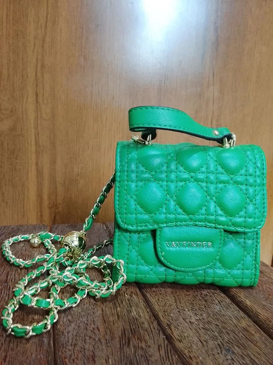 Min bag verde esmeralda 