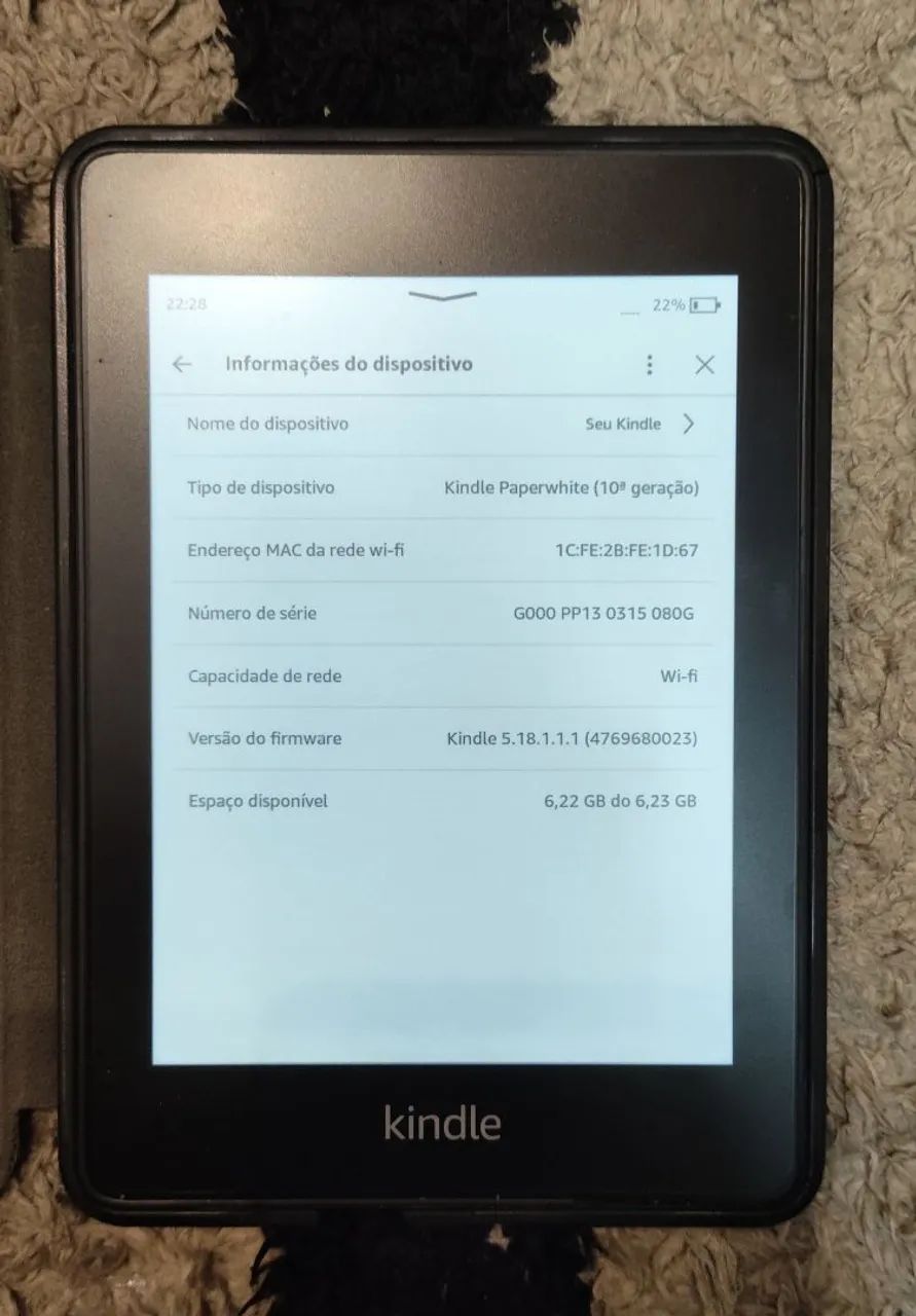 Kindle Paperwhite 10 gen