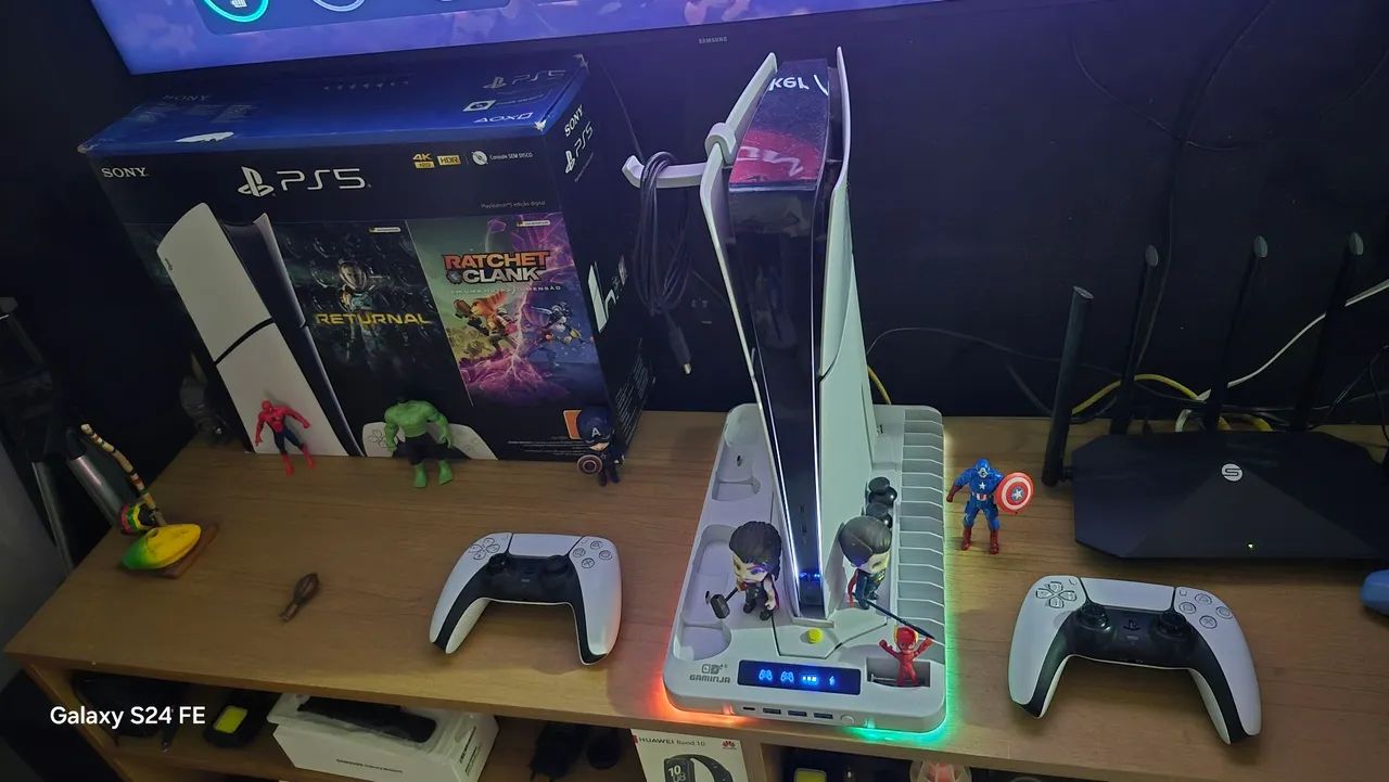 Ps5 Slim versão mais recente de 1 tera  - Foto 5