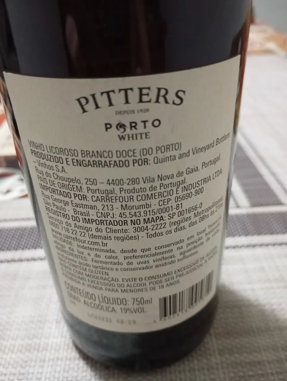 Vinho Pitters licoroso branco doce - Foto 2