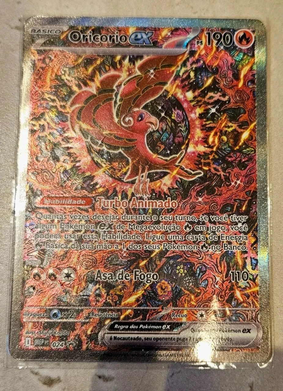 Carta pokémon oricorio ex 024