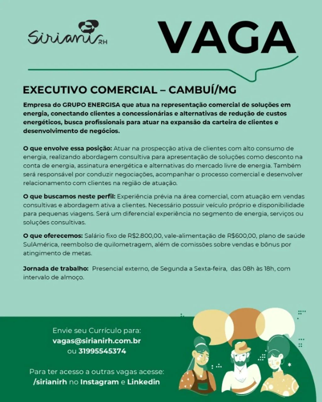 Executivo Comercial - Cambuí