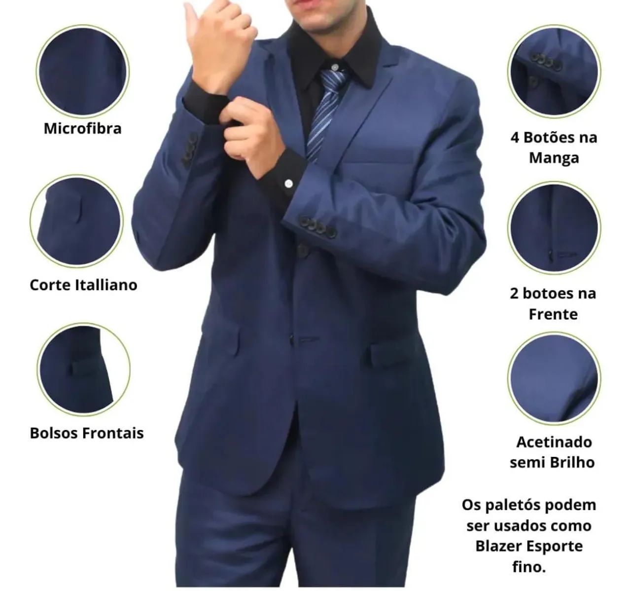 Terno Garbadine e Microfibra  - Foto 4