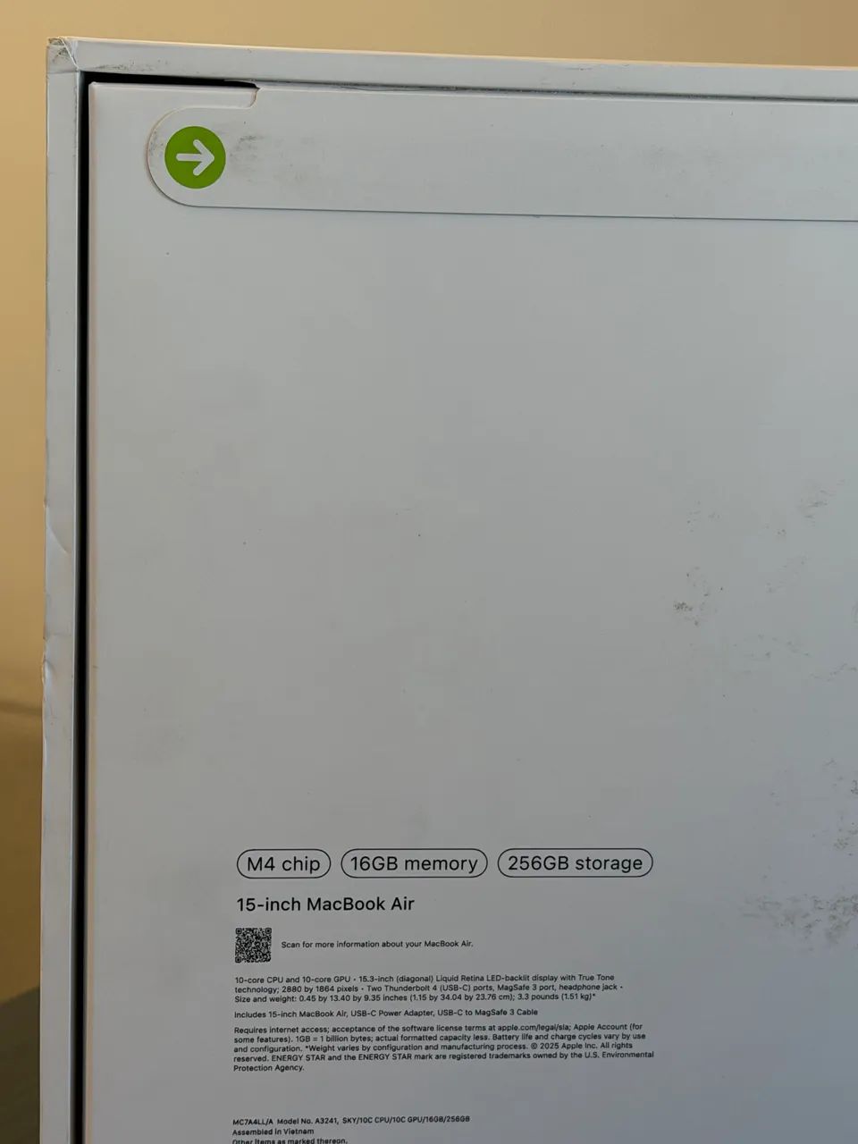 MacBook Air m4 256ssd 16gb 15 polegadas Novo Lacrado | Loja Física  - Foto 3