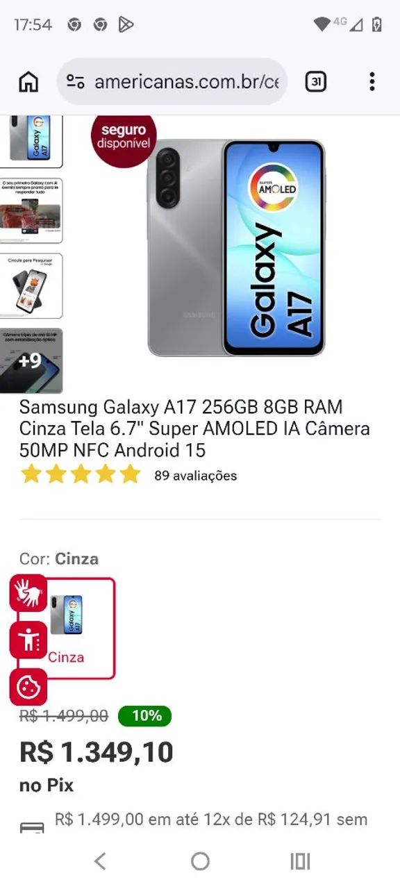 Samsung A17 5g top  - Foto 3
