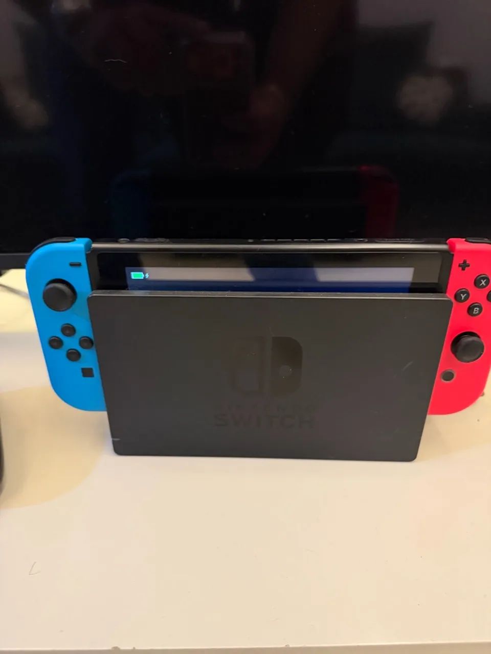NINTENDO SWITCH + JOY-CON + DOCK + CONTROLE + CASE COMPLETA | IMPECÁVEL - Foto 2