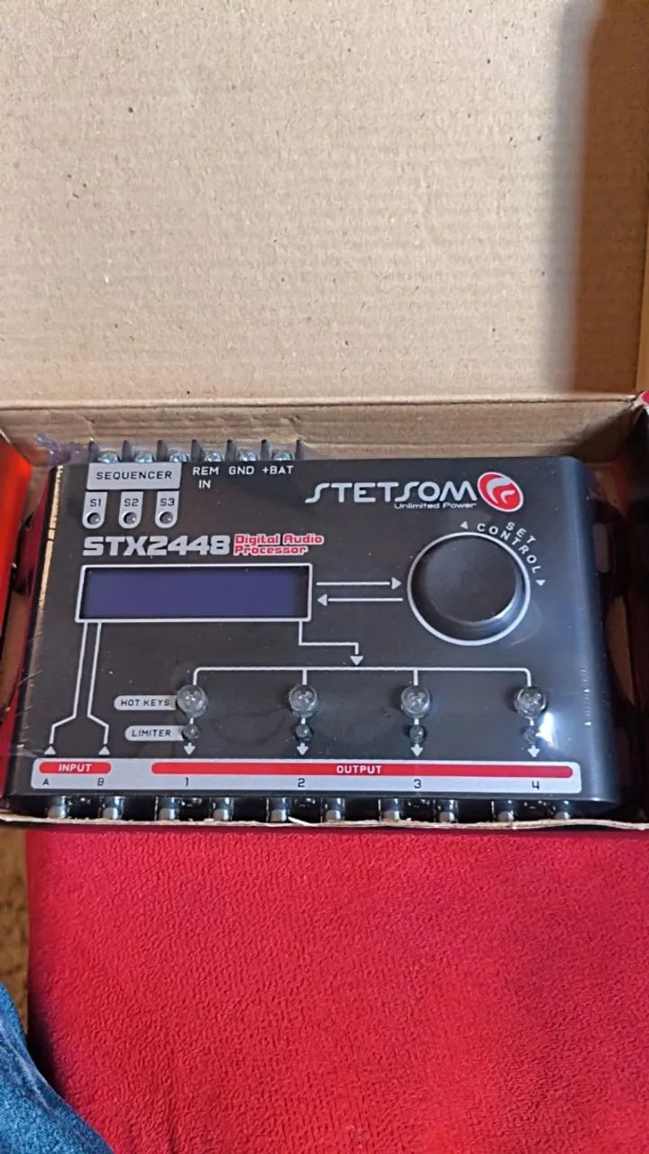 Processador de Áudio Digital Stetsom STX 2448 - Original e Completo - Foto 5